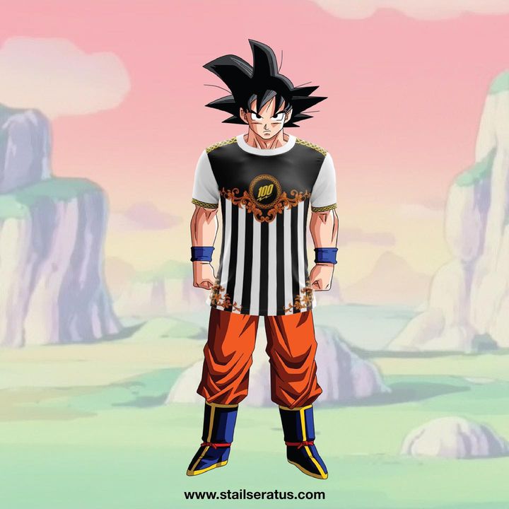 Goku Pun Pakai Lux Jersey Verstail Stail Seratus. 