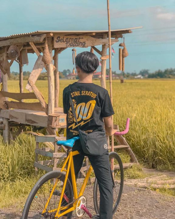 Best Nya Keliling Bendang Naik Basikal Sambil Menghirup 