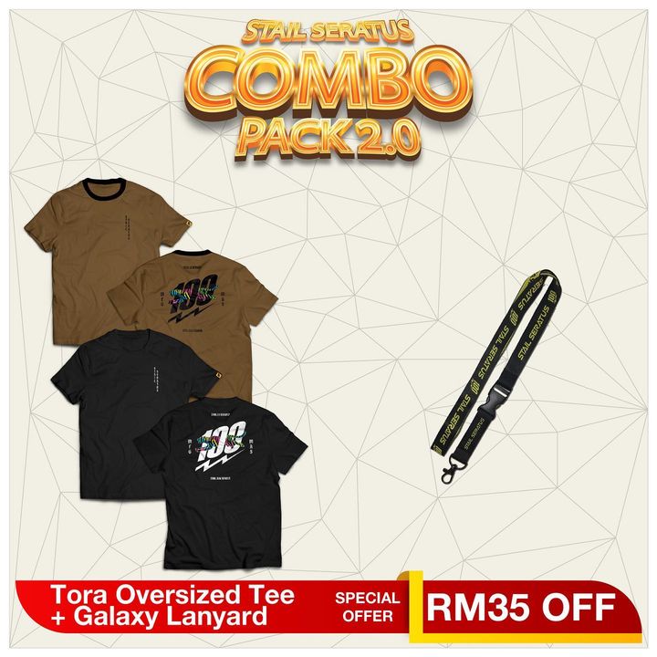 Stock For Tora Oversized Tee & Galaxy Lanyard 