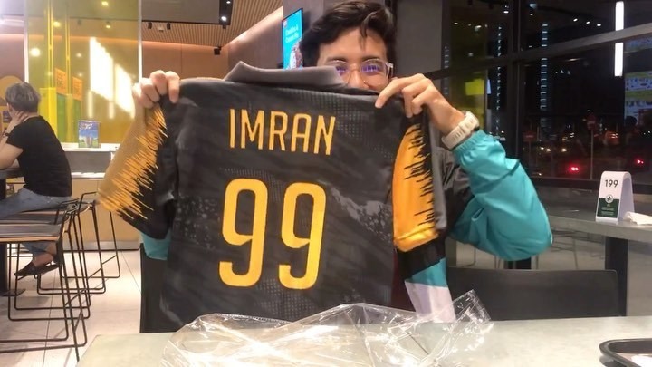 Imran @ijeebster Dah Dapatkan Lux Jersey Fusion Kami. 