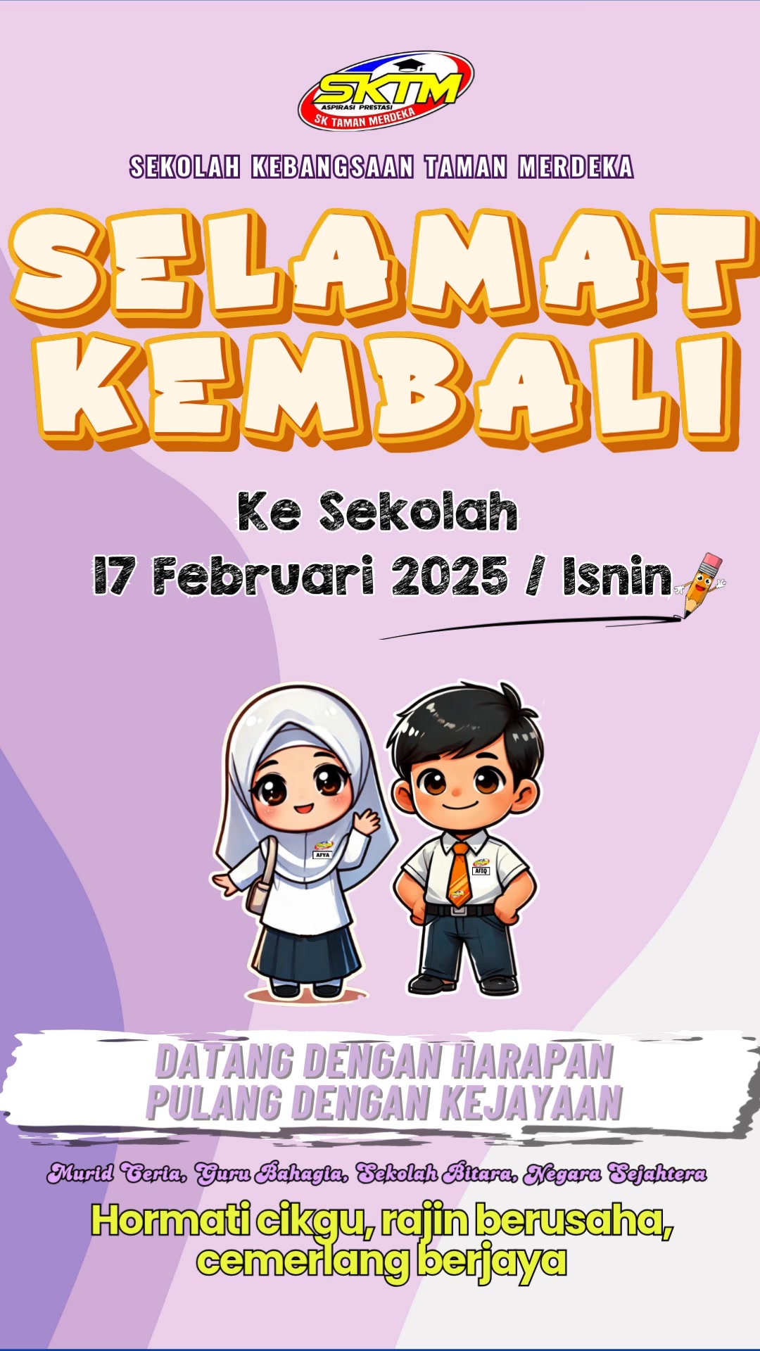Makluman Kepada Ibu Bapa Penjaga Dan Murid Sk 