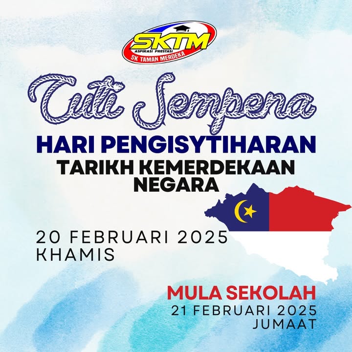 Pengumuman Cuti Khas Tarikh 20 Februari 2025 Khamis 