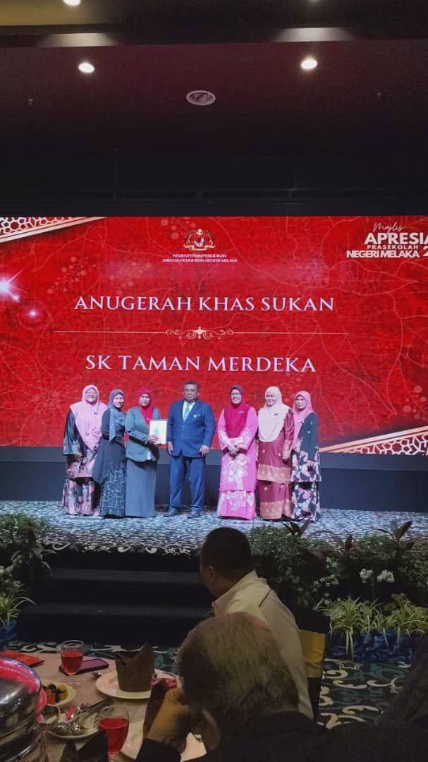 Tahniah Sk Taman Merdeka Sekalung Penghargaan Buat Sk 