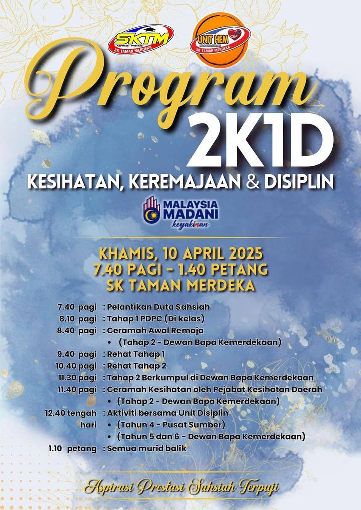 Program 2k1d: Kesihatan, Keremajaan & Disiplin 