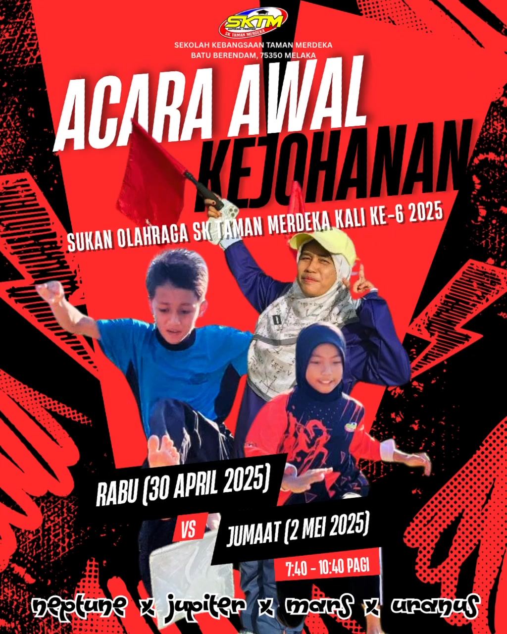 Acara Awal Kejohanan Sukan Olahraga Sk Taman Merdera 