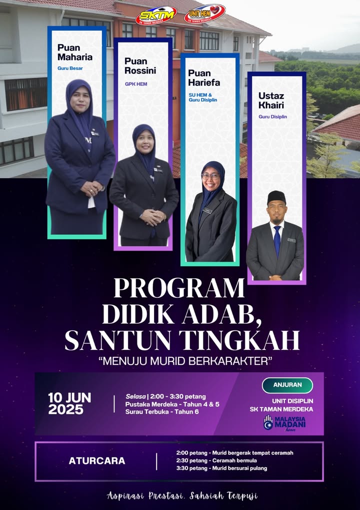 ✨ Program Didik Adab, Santun Tingkah: Menuju Murid 