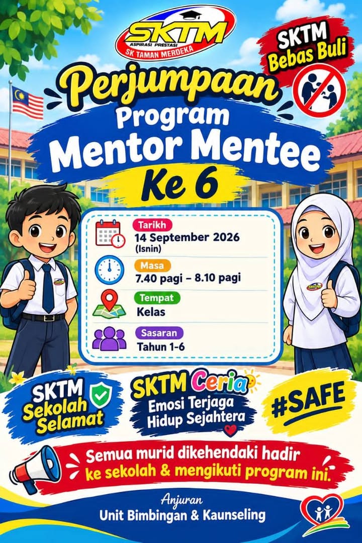 Pada Sesi Persekolahan Minggu Ini,telah Dijalankan Program Mentor 