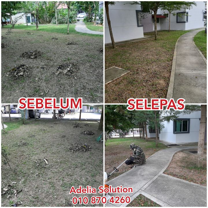 Alhamdulillah, Selesai Sudah Kerja-kerja Memotong Rumput Di D 