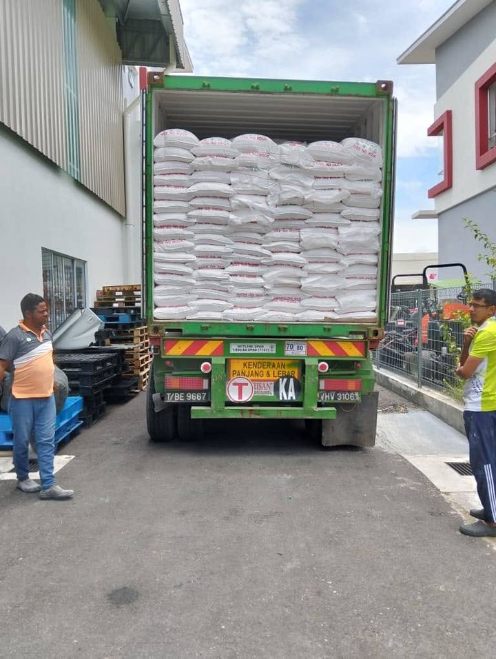 Nikmat Kesyukuran Kontena Tepung Dah Tiba Hari Ni 