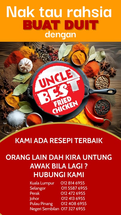 Nak Cari Cara Senang Buat Duit? #unclebestfriedchicken Ada 