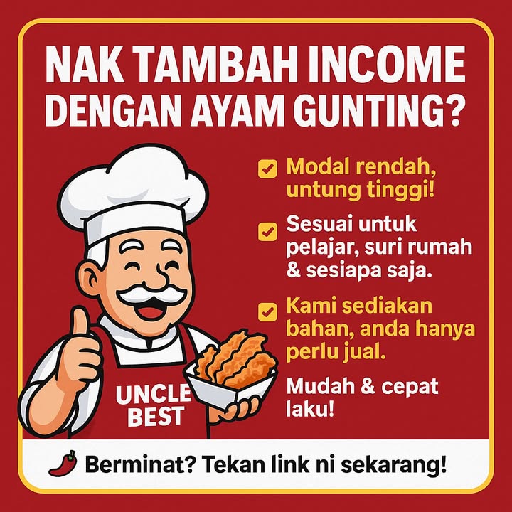Ayam Dah Ada, Modal Rendah, 