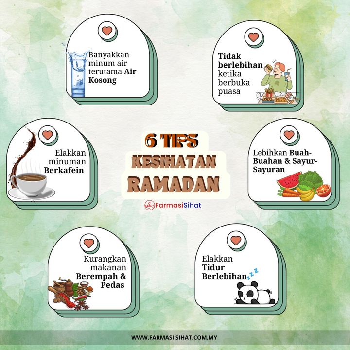 6 Tips Kesihatan Ramadan Dah Nak Masuk Ramadan 