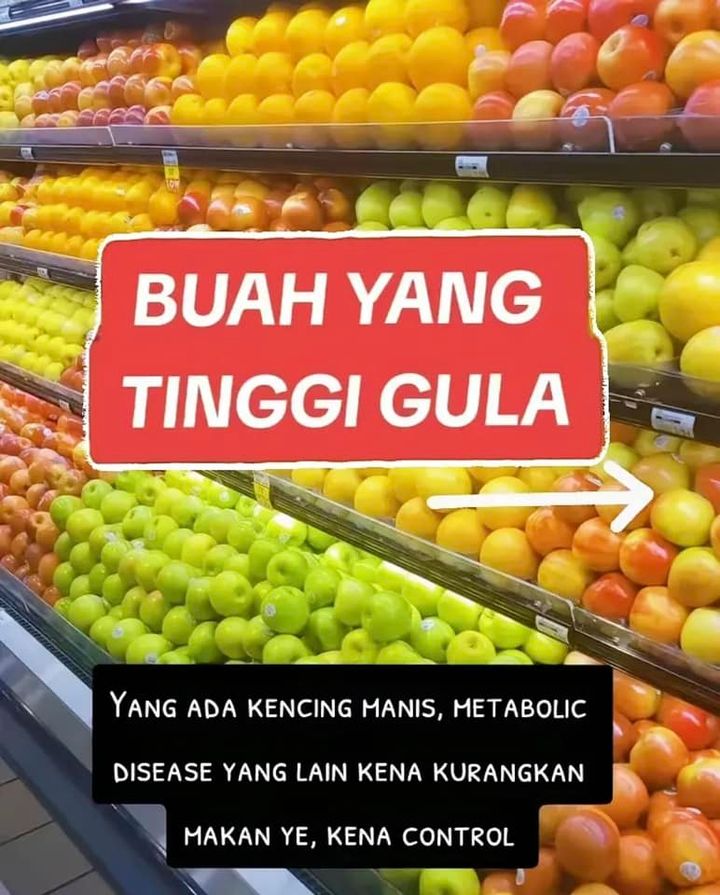 Buah Tinggi Gula❗️ 