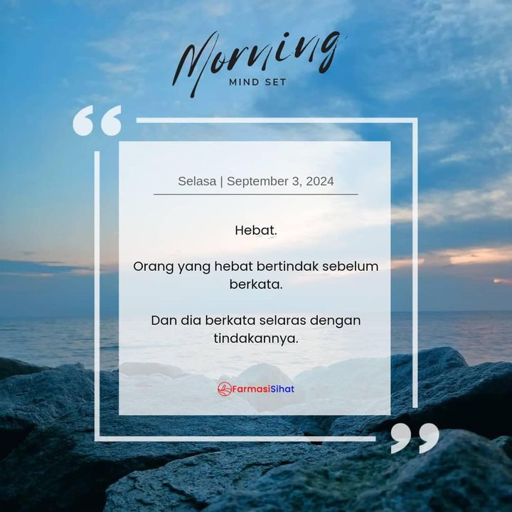 Assalamualaikum & Selamat Pagi Semua 