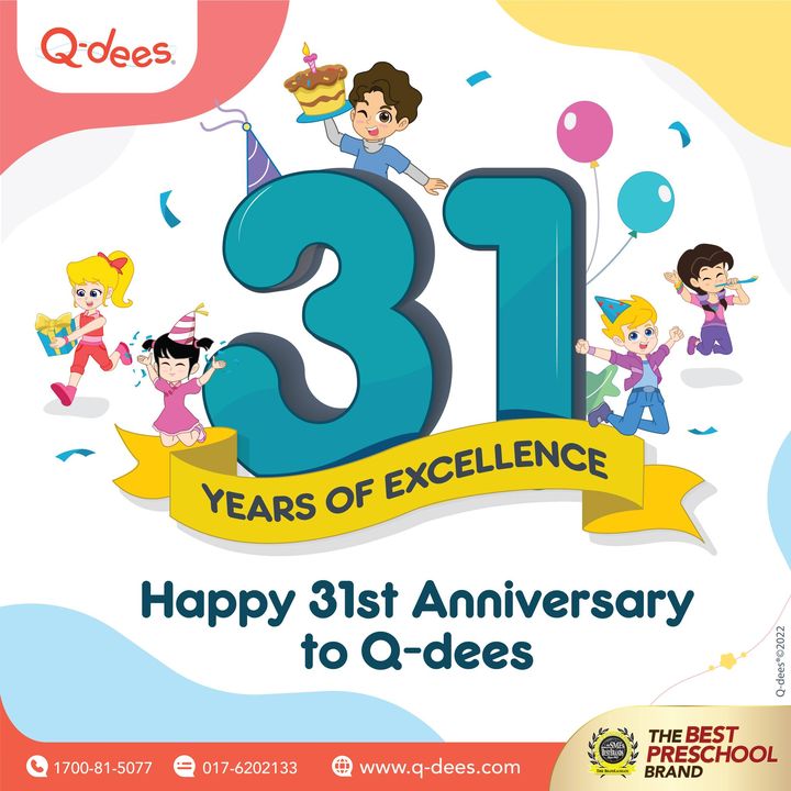 Today, Q-dees Celebrates Its 31st Anniversary. We Are 