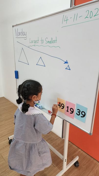 Maths- Numbers Largest To Smallest 