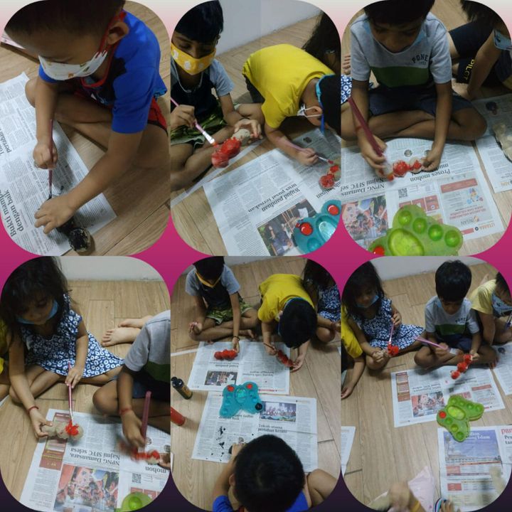 Evening Activity.. Art N Craft - Ant 