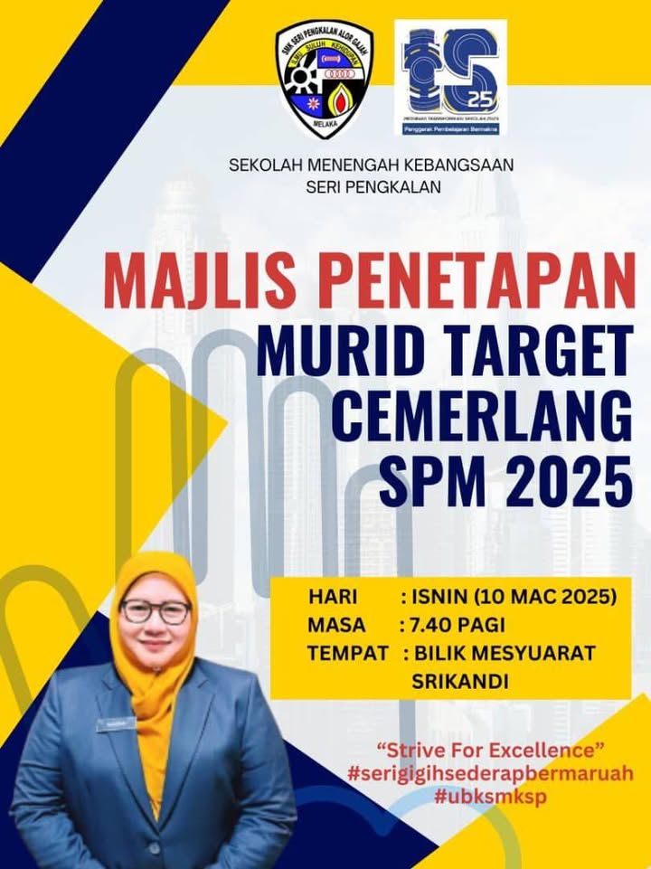 Majlis Penetapan Murid Target Cemerlang Spm 2025 