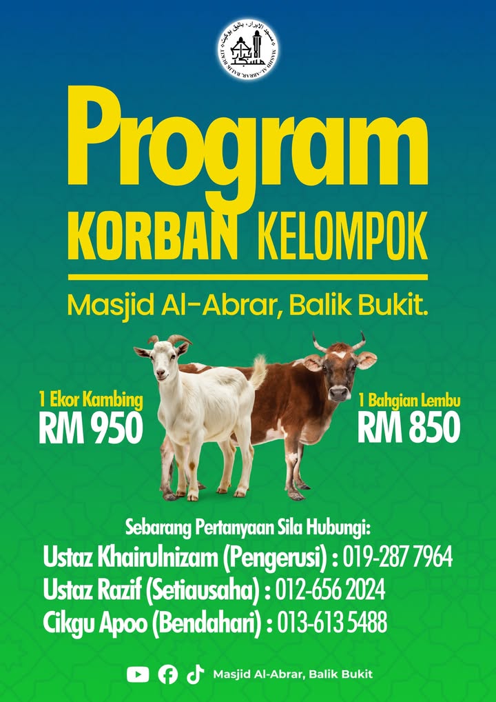 Program Korban Kelompok 2026