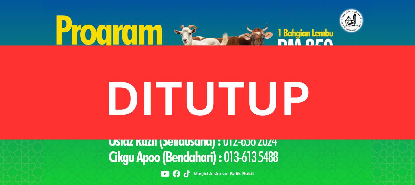 Pendaftaran Korban Ditutup 