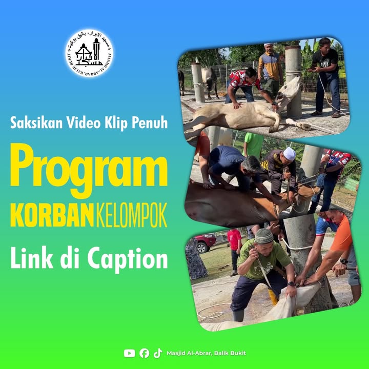 Program Korban Kelompok @ Masjid Al-abrar, Balik Bukit 