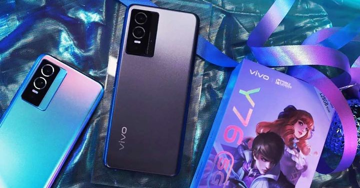 Vivo Y76 (8+4ram +128 Rom) 