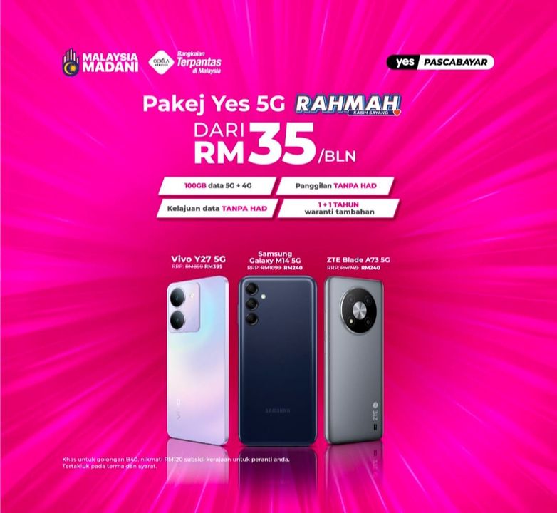 Dapatkan Vivo Y27 5g Dengan Yes Power 35 