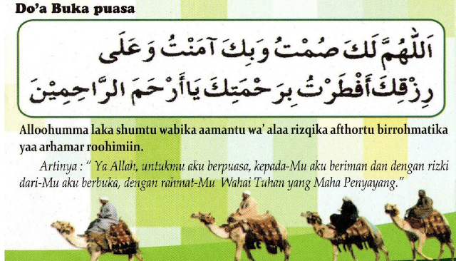 Selamat Berpuasa, Semua. Jangan Lupa Baca Doa. 