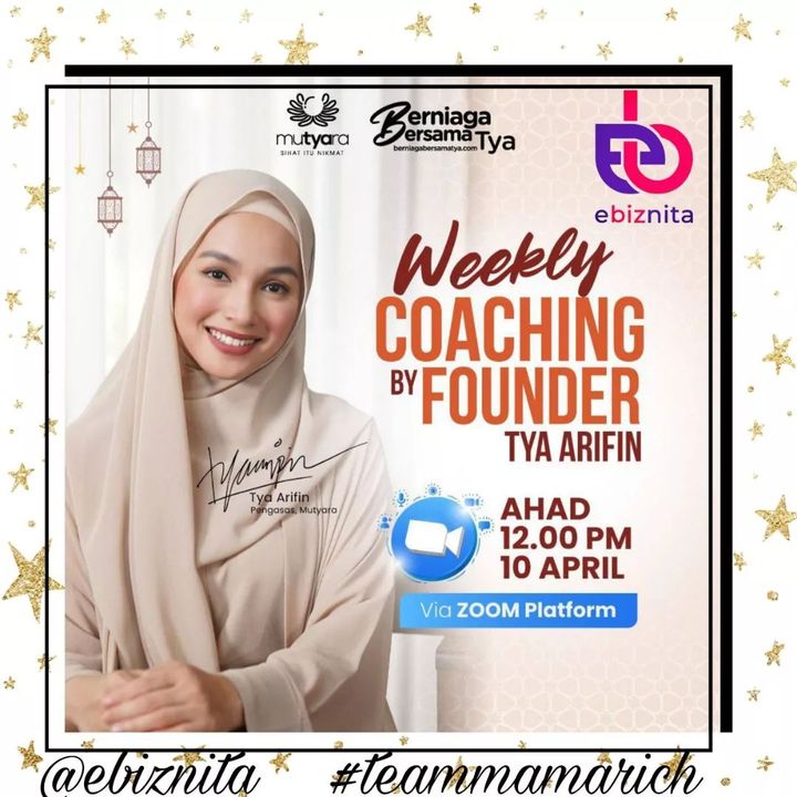 Weekly Coaching For All Usahawan By Founder Salam 