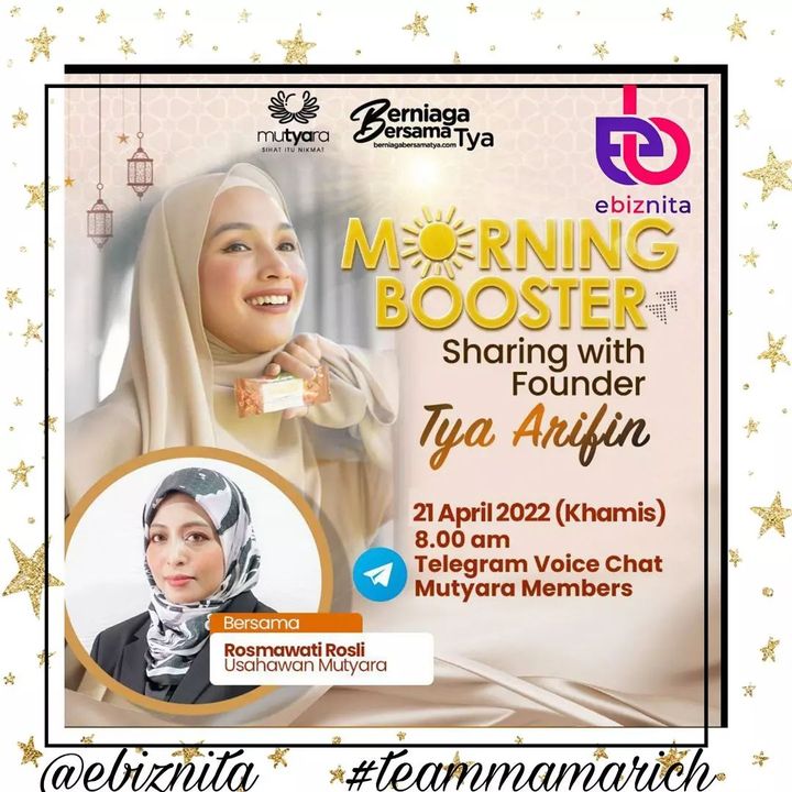 Morning Booster With Founder Puan Tya Arifin
