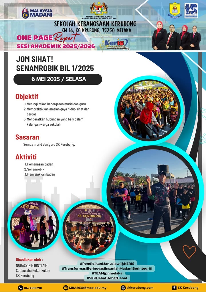 Jom Sihat! Senamrobik Bil. 1/2025 Jom Sihat! Senamrobik Bil. 1/2025
