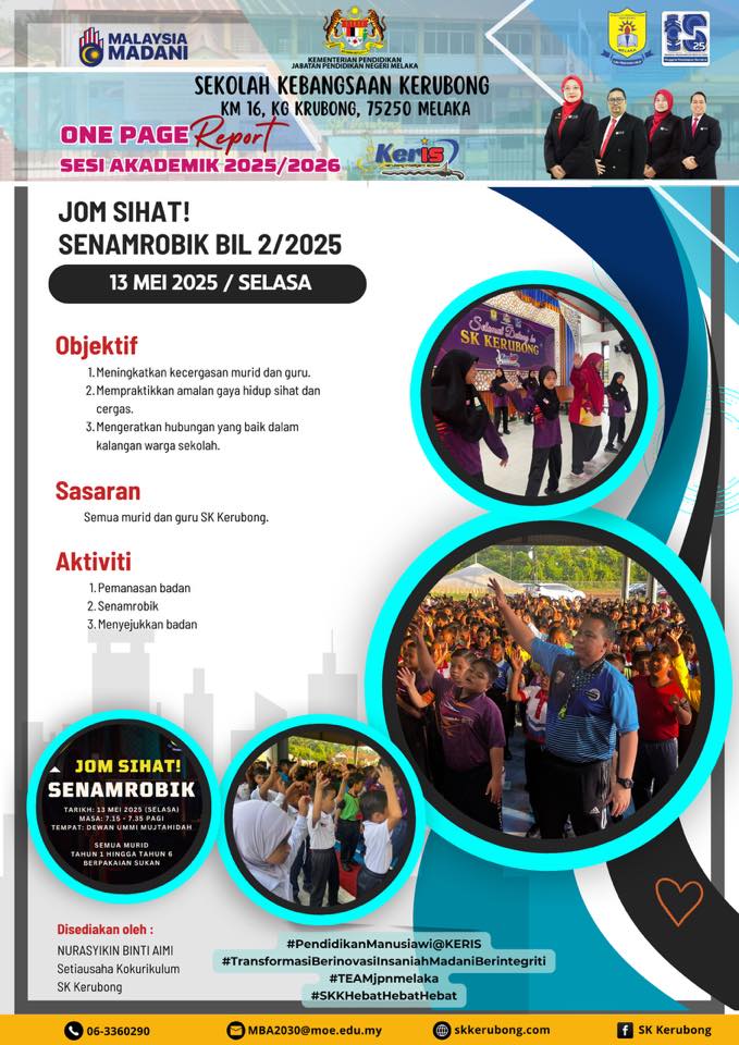 Jom Sihat! Senamrobik Bil. 2/2025 Jom Sihat! Senamrobik Bil. 2/2025