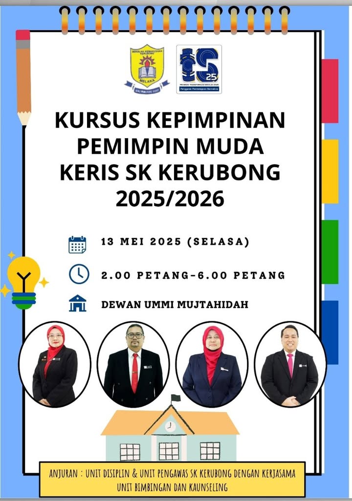 Kursus Kepimpinan Pemimpin Muda Sk Kerubong 2025/2026 Kursus Kepimpinan Pemimpin Muda Sk Kerubong 2025/2026