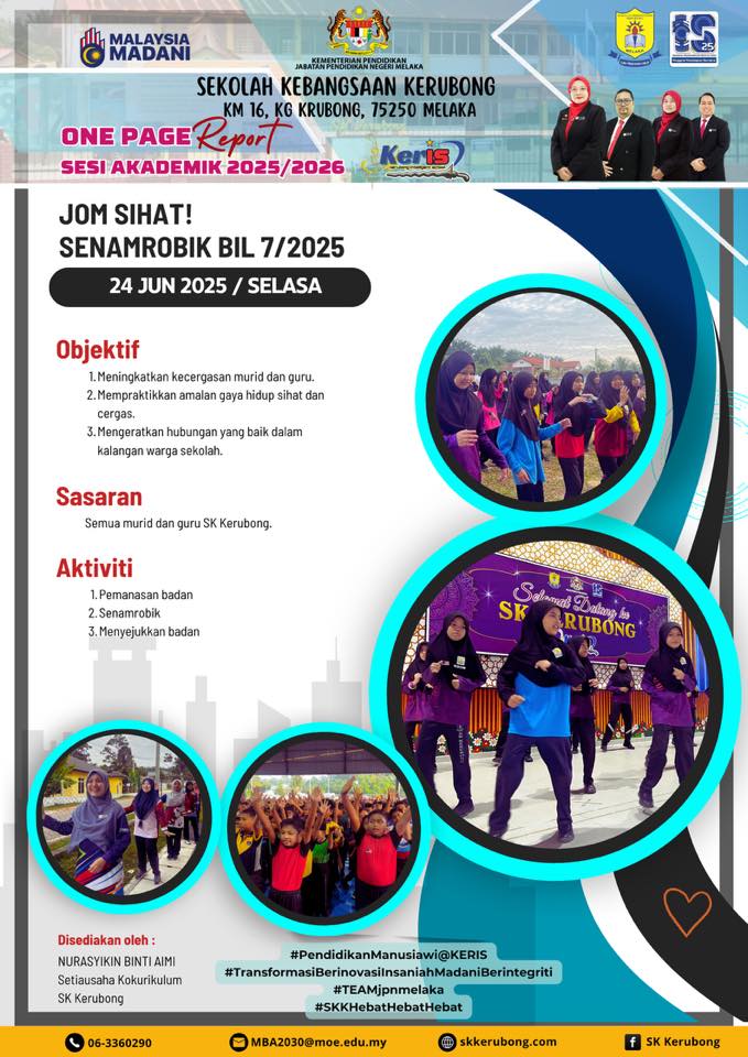 Jom Sihat! Senamrobik Bil. 7/2025 