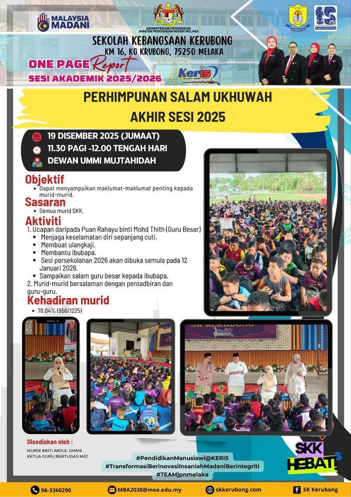 Perhimpunan Salam Ukhuwah Akhir Sesi 2025 