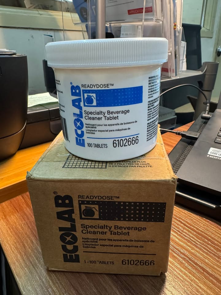 This Is Coffee Machine Cleaner From Ecolab. Made 