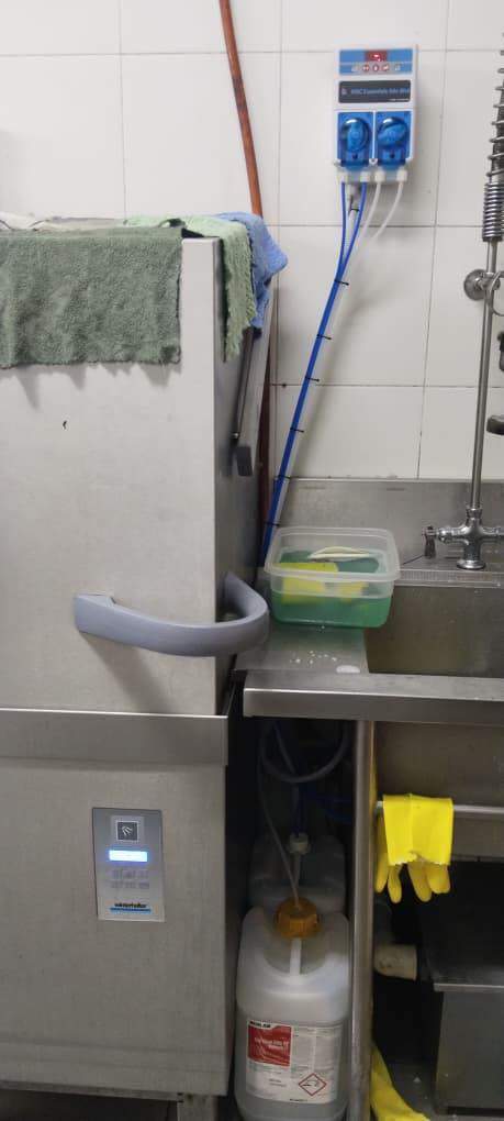 Another New Installation For Customer’s Dishwashing Machine.  