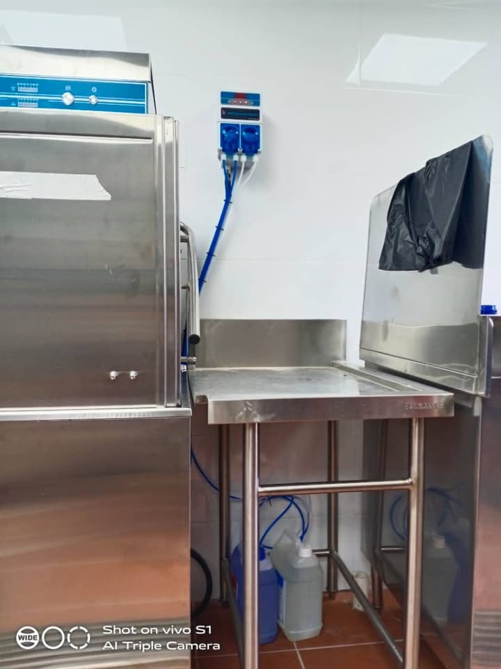 Another Installation For Chemical Station And Dishwashing Machine 