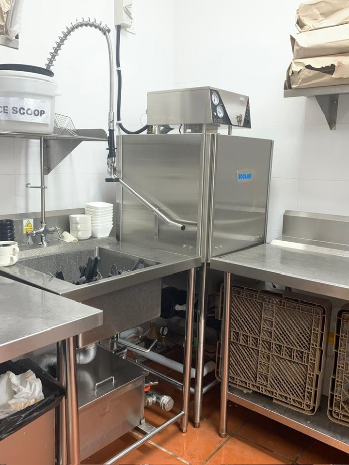 Ecolab Ecotemp Dishwashing Machine Installed In One Of 