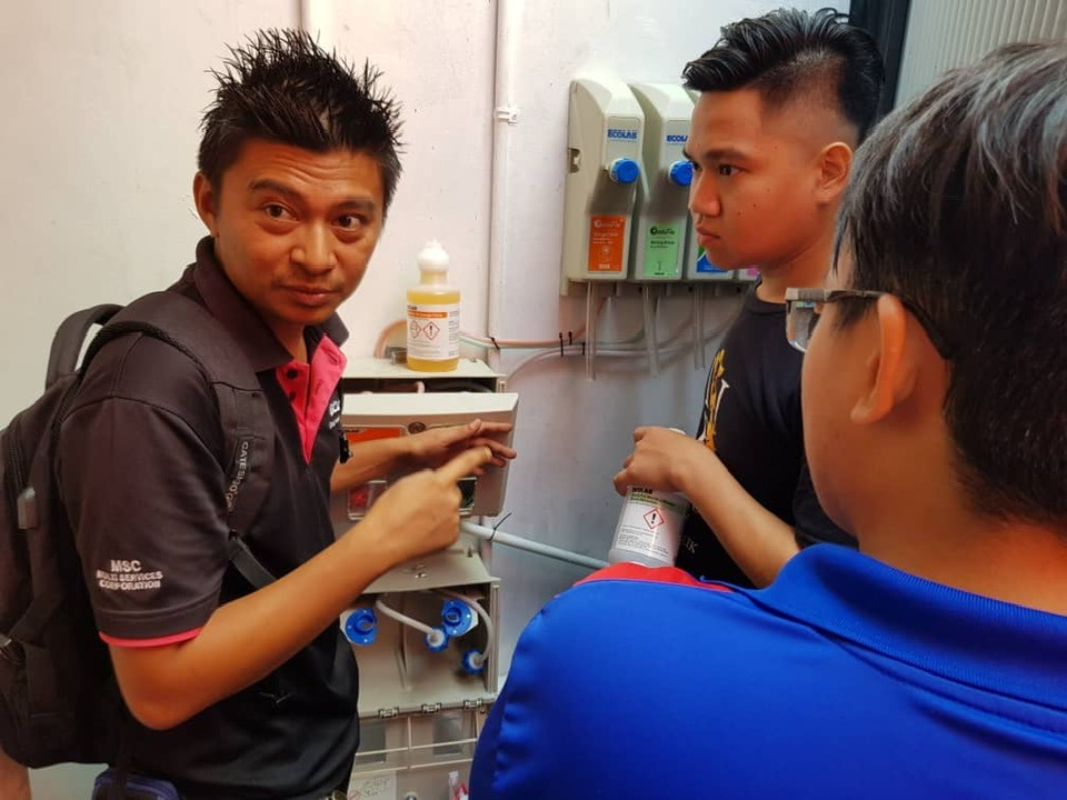 Chemical Dispensing System Installed At Stanton Hotel Karamunsing 