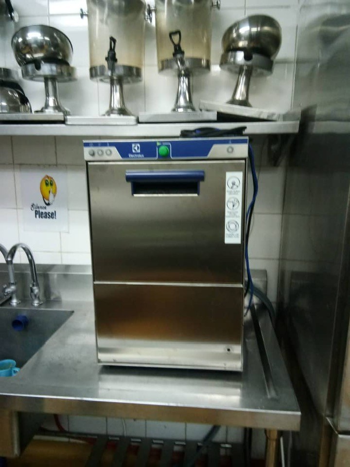 Sponsored A Glasswasher Machine To Client For Being 