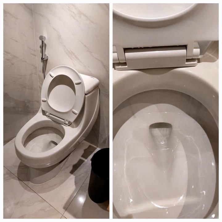 Mineral Buildup In The Toilet Bowl In One 