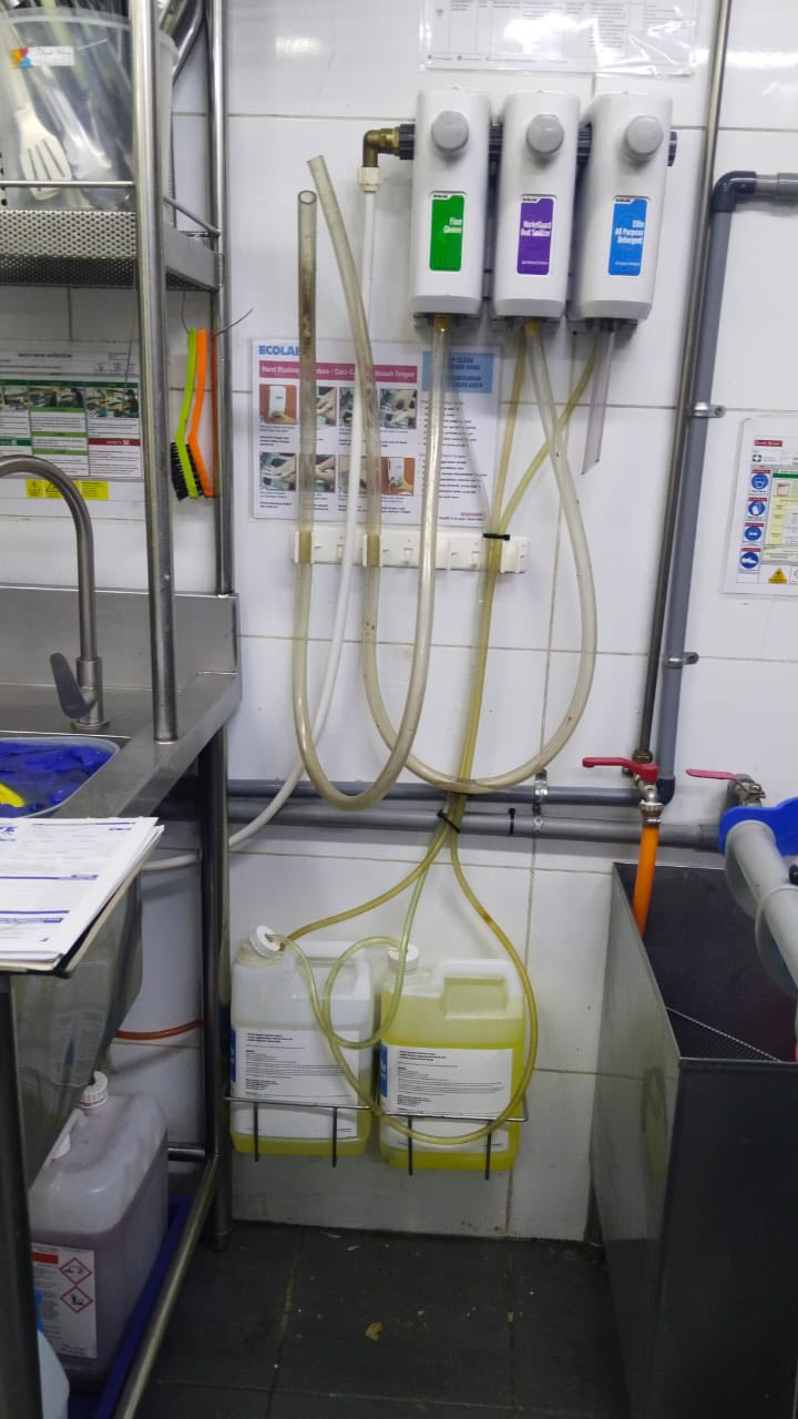 Just Installed These Chemical Dispensers For One Of 
