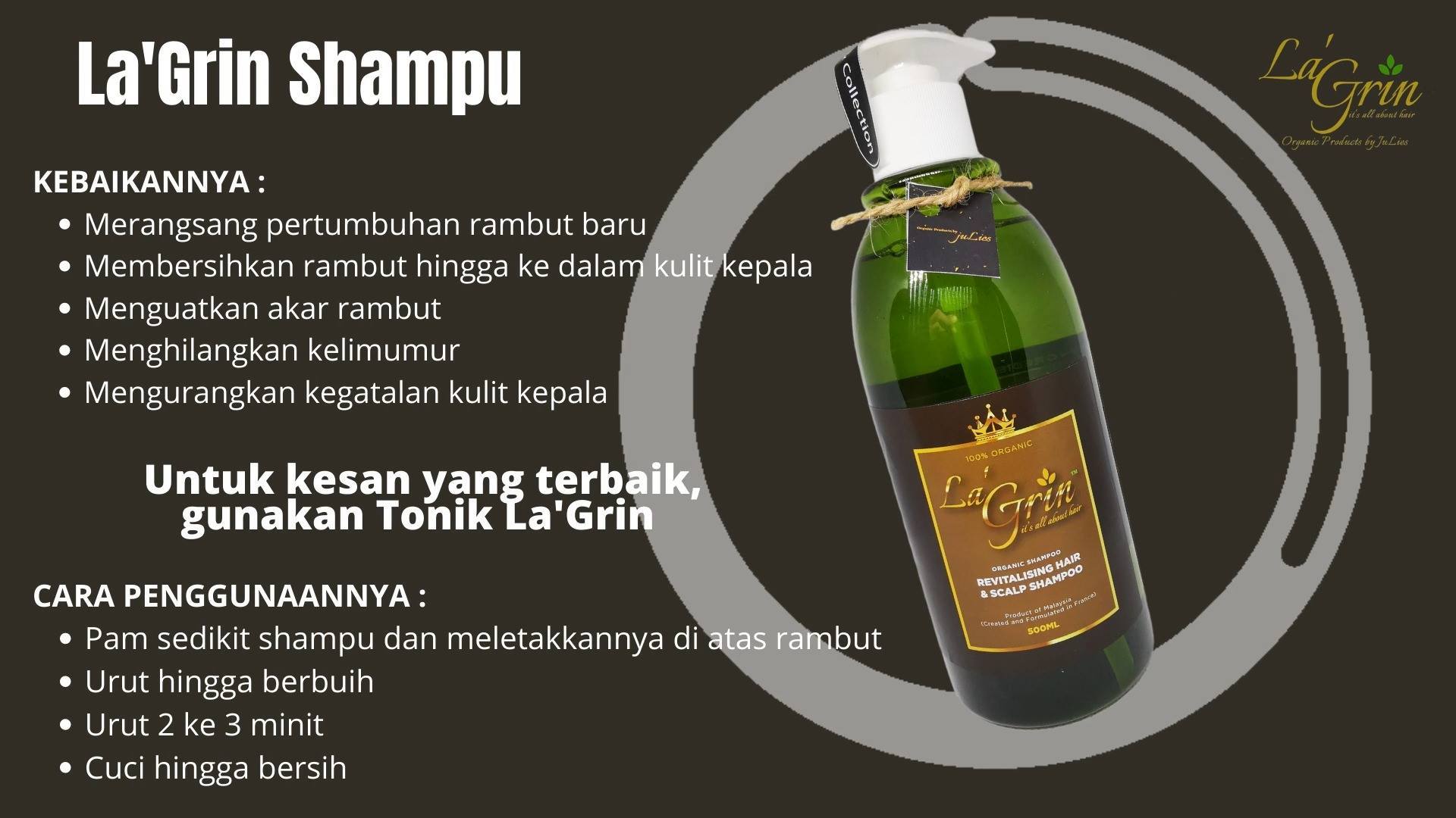 Benefit Of La\'grin Shampoo 