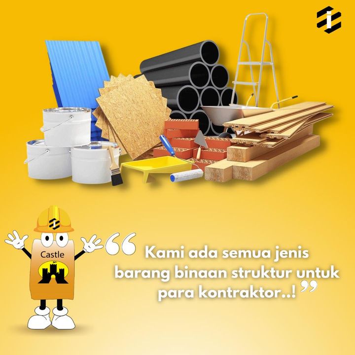 Semua Barang Struktur Binaan Kami Ada ! 