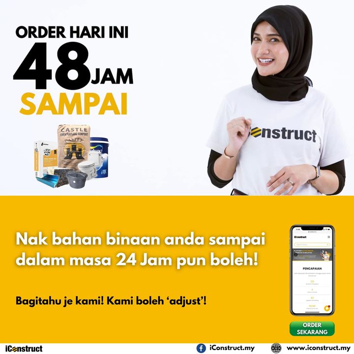 Barang Binaan Anda Kini Boleh Sampai Dalam Masa 