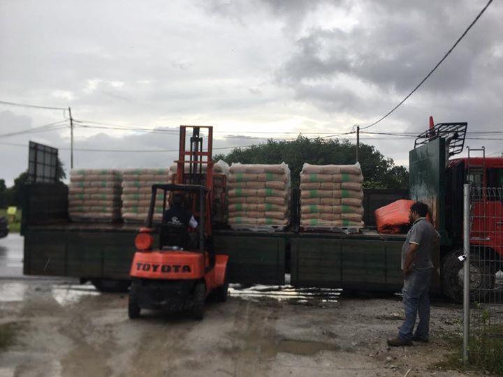 Hundreds Of Cement Bags For Our Happy Customer. 