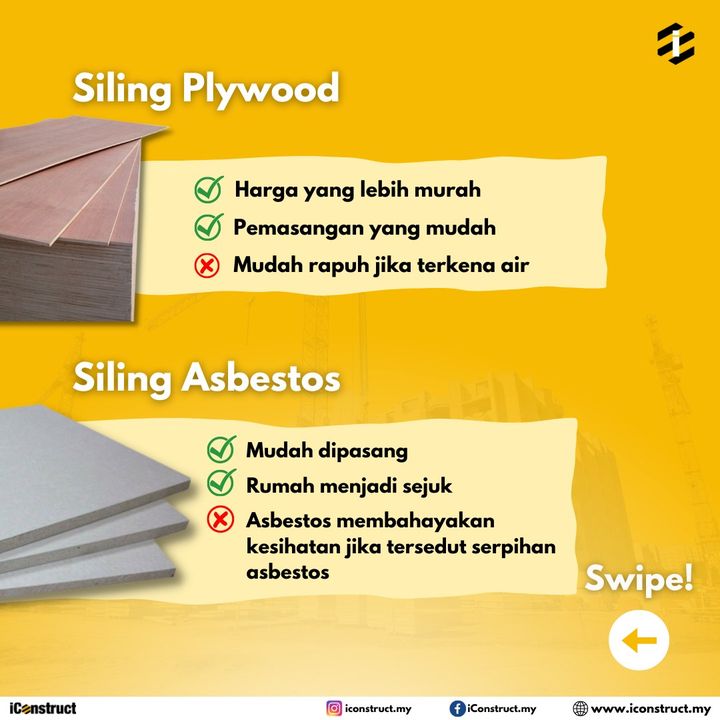 Take A Note Sebelum Membeli Siling! 