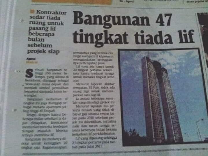 Alamak , Ni Salah Siapa Ni Kontraktor Ke 