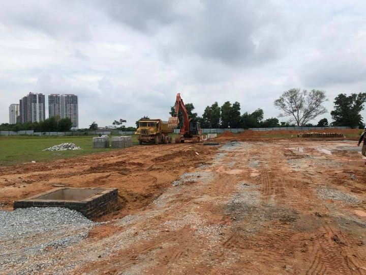 Site Visit En. Aris Setelah Buat Penghantaran Longkang 